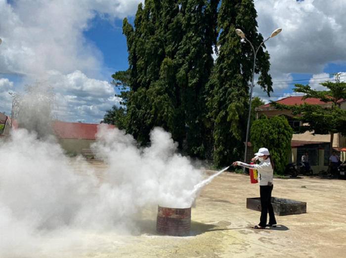 huan luyen nghiep vu phong chay, chua chay doi voi luc luong phong chay, chua chay tai co so 2